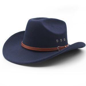 3285 Cowboy Hat For Women And Men Felt Wide Brim Classic Outdoor Fedora